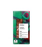 Vivani Mælkechokolade med Hasselnødder Økologisk 100 g  